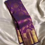 Majesty Purple Soft Banarasi Silk Saree With Prettiest Blouse Piece