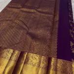 Majesty Purple Soft Banarasi Silk Saree With Prettiest Blouse Piece