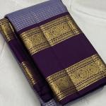 Moiety Lavender Soft Silk Saree With Transcendent Blouse Piece