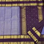 Moiety Lavender Soft Silk Saree With Transcendent Blouse Piece