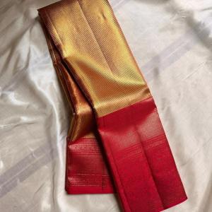 Profuse Golden Soft Banarasi Silk Saree With Winsome Blouse Piece