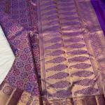 Surpassing Purple Soft Banarasi Silk Saree With Luxuriant Blouse Piece