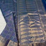 Prettiest Blue Soft Banarasi Silk Saree With Twirling Blouse Piece