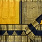 Sonorous Yellow Pure Zari Weaving Banarasi Silk Saree With Devastating Blouse Piece