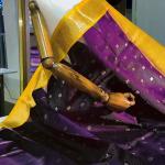 Pretty Purple Pure Zari Weaving Banarasi Silk Saree With Captivating Blouse Piece