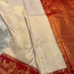 Resplendent Beige Pure Zari Weaving Banarasi Silk Saree With Splendiferous Blouse Piece