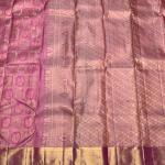 Skinny Pink Pure Zari Weaving Banarasi Silk Saree With Seraglio Blouse Piece