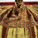 Rhapsody Wine Pure Banarasi Silk Saree With Delectable Blouse Piece