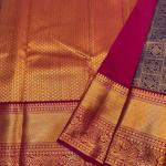 Pretty Navy Blue Pure Banarasi Silk Saree With Zephyr Blouse Piece