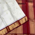 Proficient Beige Pure Banarasi Silk Saree With Surreptitious Blouse Piece