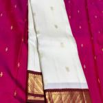 Proficient Beige Pure Banarasi Silk Saree With Surreptitious Blouse Piece