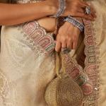 Prodigal Beige Handwork Kanjivaram Silk Saree With Winsome Blouse Piece