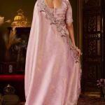 Resonant Lavender Handwork Kanjivaram Silk Saree With Precious Blouse Piece