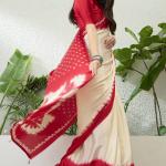 Sophisticated Maroon Digital Printed Satin Silk Saree With Eclat Blouse Piece