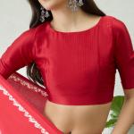 Sophisticated Maroon Digital Printed Satin Silk Saree With Eclat Blouse Piece