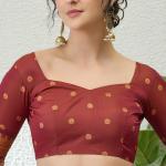 Supernal Orange Pure Zari Weaving Banarasi Silk Saree With Evocative Blouse Piece