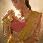 Sumptuous Yellow Fancy Silk Embroidery Work Saree With Embroidery Work Blouse Piece