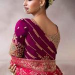 Mellifluous Red Banarasi Satin Silk Saree With Posh Blouse