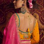 Murmurous Dark Pink Pure Viscose Dola Silk Saree With Fancifull Blouse Piece
