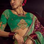 Resonant Purple Pure Viscose Dola Silk Saree With Susurrous Blouse Piece