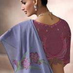Marvellous Blue Viscose Cotton Silk Saree With Rhapsodic Blouse Piece