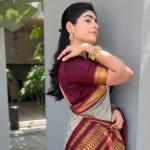Stunner Grey Soft Silk Saree With Divine Blouse Piece