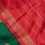 Surpassing Dark Green Soft Silk Saree With Dazzling Blouse Piece