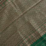 Surpassing Dark Green Soft Silk Saree With Dazzling Blouse Piece