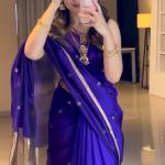 Ratatouille Royal Blue Soft Silk Saree With Wonderful Blouse Piece