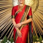Vibrant Red Soft Silk Saree With Designer Blouse Piece