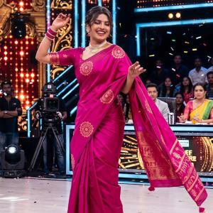 Sempiternal Dark Pink Soft Silk Saree With Girlish Blouse Piece