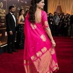 Ethnic Dark Pink Soft Silk Saree With Deserving Blouse Piece