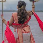 Profuse Off White Soft Silk Saree With Unique Blouse Piece