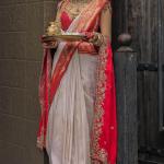 Profuse Off White Soft Silk Saree With Unique Blouse Piece