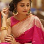 Petrichor Dark Pink Soft Silk Saree With Tremendous Blouse Piece