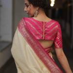Divine Beige Soft Silk Saree With Marvellous Blouse Piece