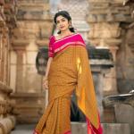 Mellifluous Mustard Soft Silk Saree With Ailurophile Blouse Piece
