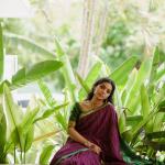 Outstanding Purple Soft Silk Saree With Devastating Blouse Piece