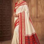 Enticing Beige Pure Zari Weaving Banarasi Silk Saree With Exceptional Blouse Piece