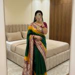 Resplendent Dark Green Banarasi Dola Silk Saree With Demesne Blouse Piece