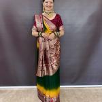 Resplendent Dark Green Banarasi Dola Silk Saree With Demesne Blouse Piece