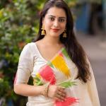 Elegant White Lichi Silk Saree with Multicolor Abstract Floral Print – Perfect for Casual and Festive Occasions
