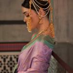 Pretty Lavender Soft Banarasi Silk Saree With Precious Blouse Piece