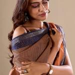 Marvellous Orange Cotton Silk Saree With Amazing Blouse Piece