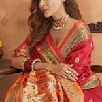 Petrichor Maroon Soft Banarasi Silk Saree With Delectable Blouse