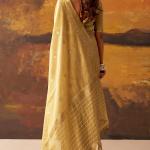 Tremendous Beige Cotton Silk Saree With Stunner Blouse Piece