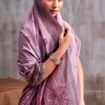 Whimsical Lavender Cotton Silk Saree With Vibrant Blouse Piece