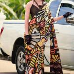 Phenomenal Multicolor Digital Printed Satin Silk Saree With Gratifying Blouse Piece
