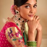 Proficient Sea Green Paithani Silk Saree With Phenomenal Blouse Piece