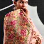 Gratifying Baby Pink Banarasi Tissue Silk Saree With Cynosure Blouse Piece